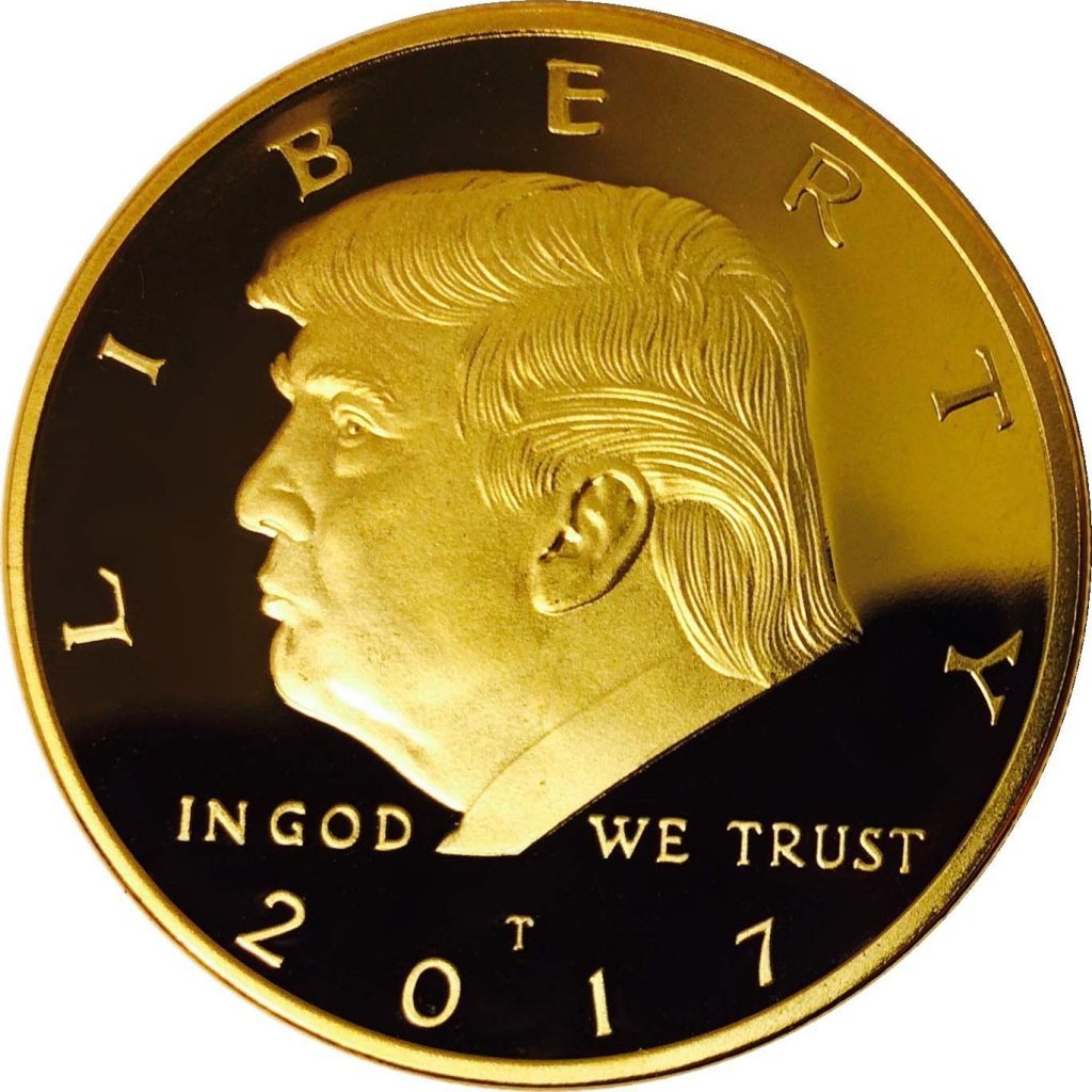 Donald Trump Collectable Gold Coins Trump 2024 Merchandise Gifts