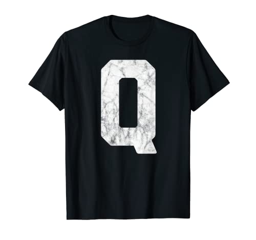 Letter Q Monogram Initial Shirt