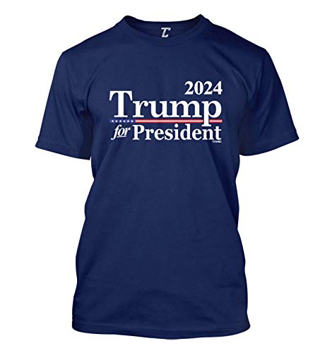Trump for President 2024 – MAGA 45 Men’s T-Shirt (Navy, X-Large)
