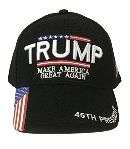 Donald Trump 2024 Hat – Make America Great Again 3D Embroidery American Flag Donald Trump MAGA Baseball Cap – Black