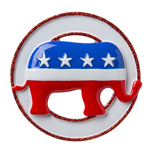 Personalized Republican Elephant Ornaments for Christmas...