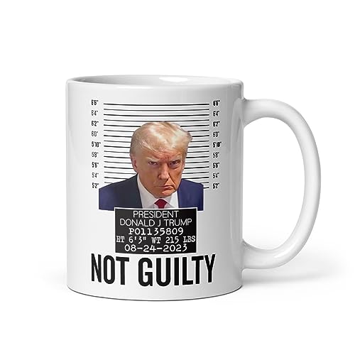 The Georgia Trump Mugshot Picture Mug Ceramic Mug 11oz – Funny Gift Trump Booking Photo Georgia Trump Mugshot Mug Pro Trump Not Guilty Mug