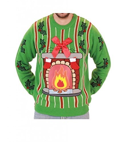 Light Up Ugly Christmas Sweaters for Mens and Womens...