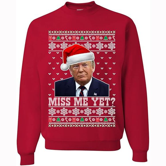 Trump ugly christmas sweater