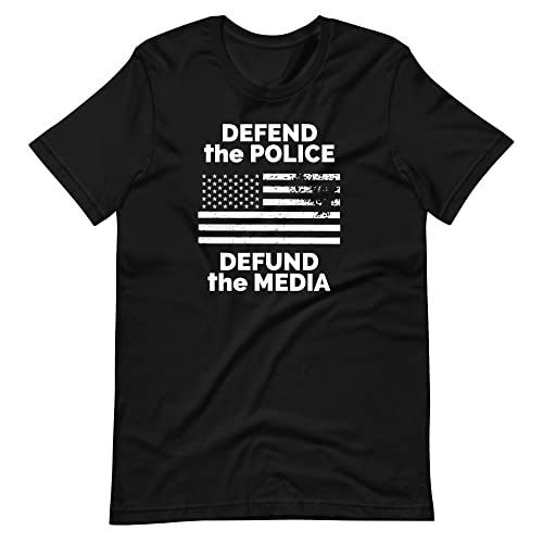 TrumpTrendz Unisex Defend The Police Tee 3X-Large Black